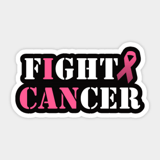 Fight Breast cancer design Sticker